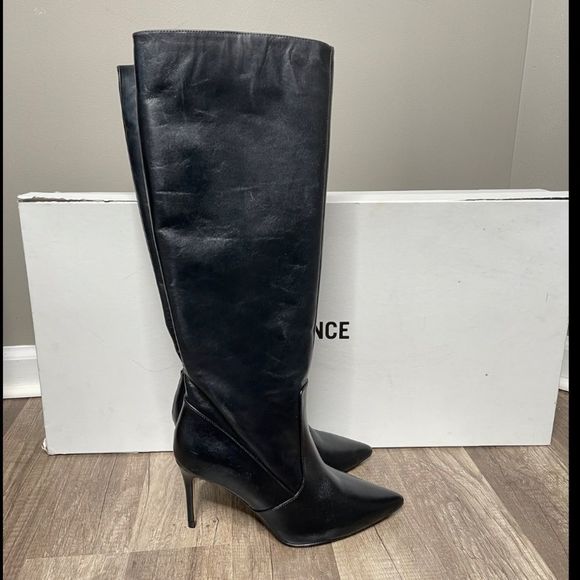 L'AGENCE Lena II Boot in Black EU38.5/ US 8.5 $695 - Picture 6 of 11